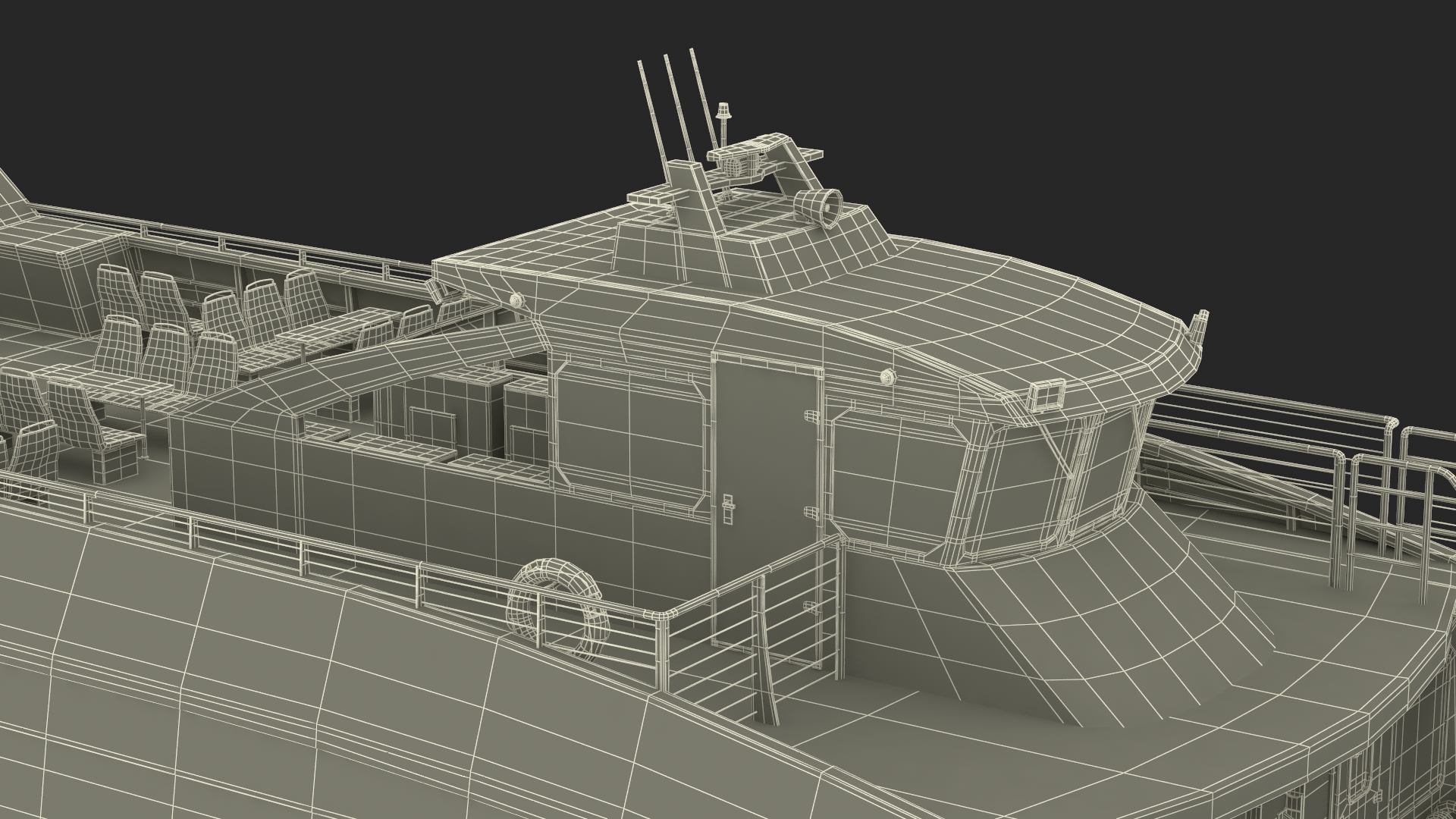 3D River Passenger Ferry