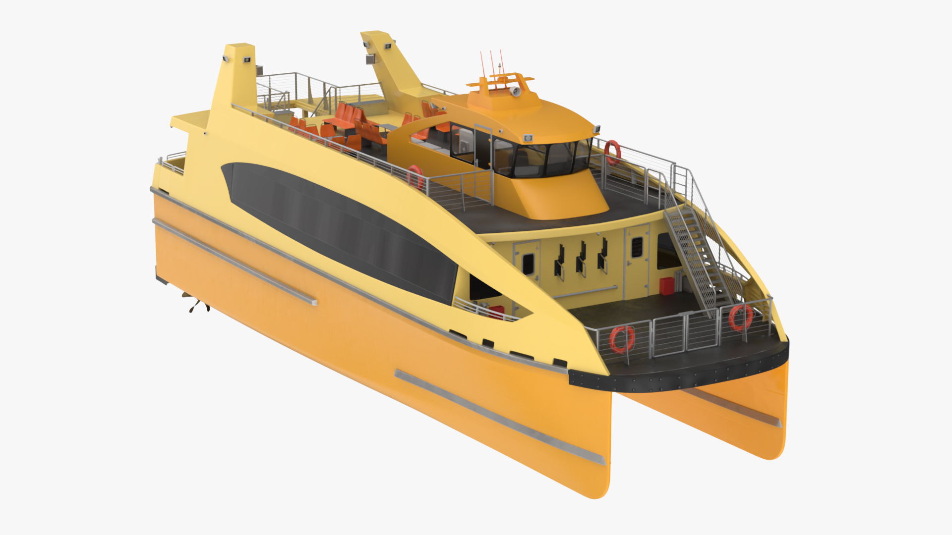 3D River Passenger Ferry