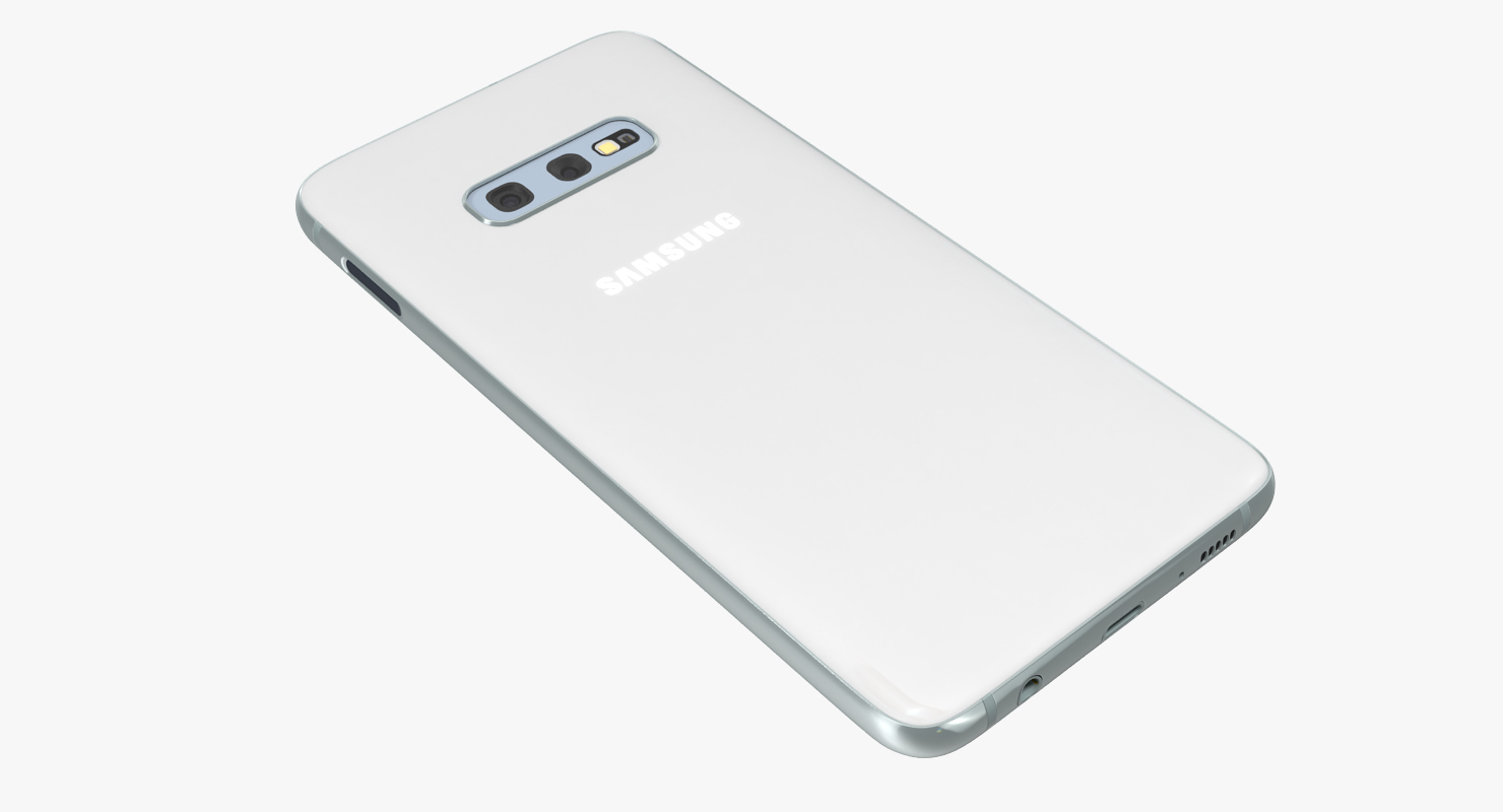 3D model Samsung Galaxy S10E White