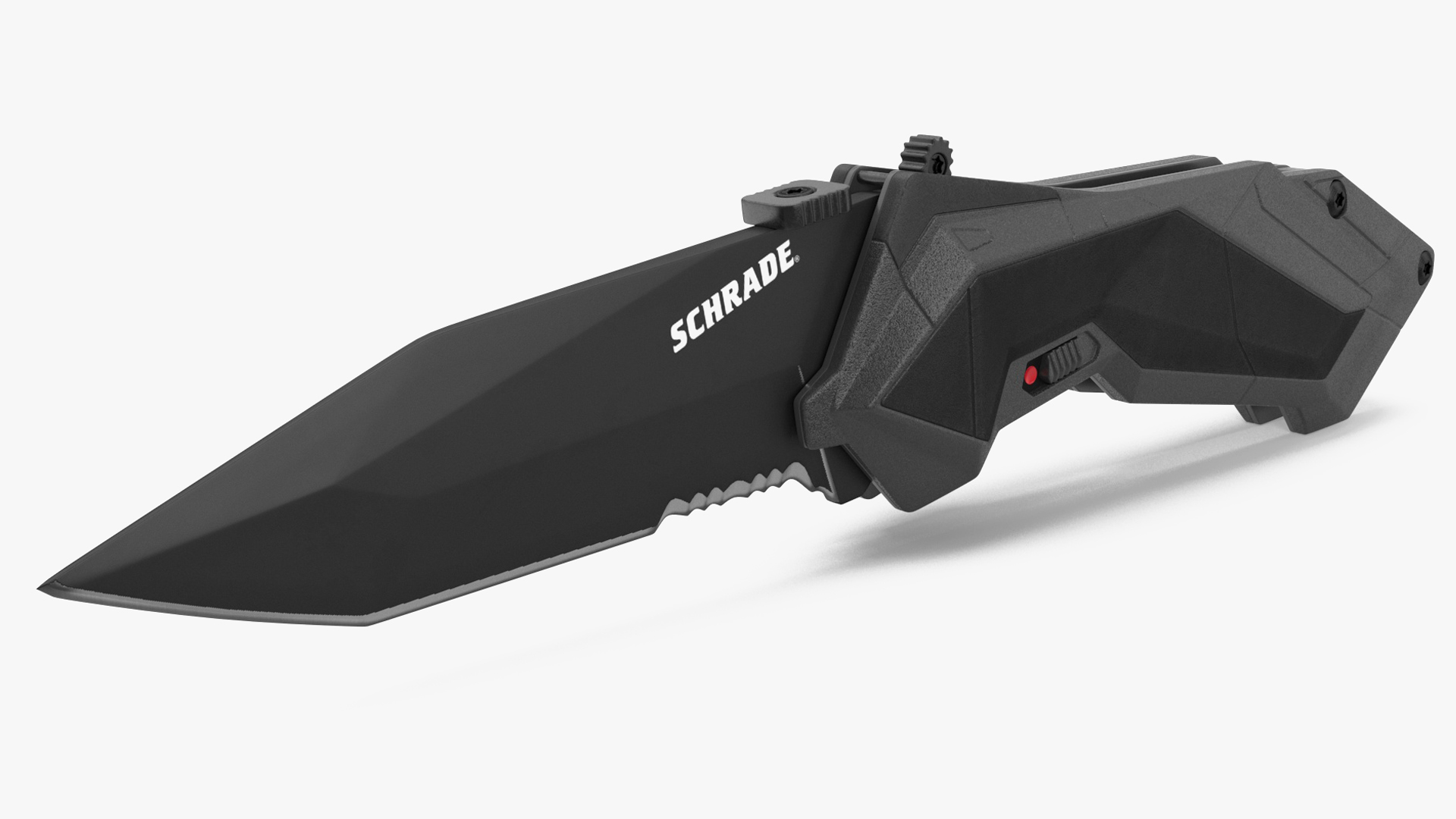 Sci-fi Folding Knife Schrade Black 3D model
