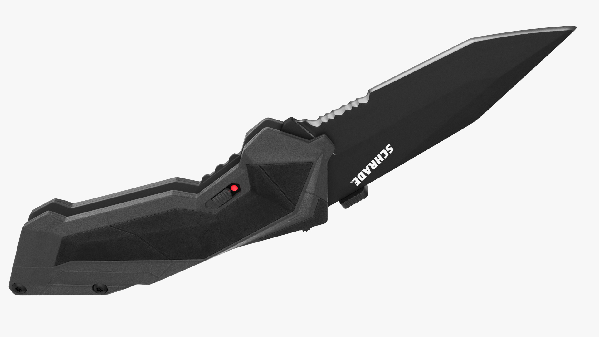 Sci-fi Folding Knife Schrade Black 3D model