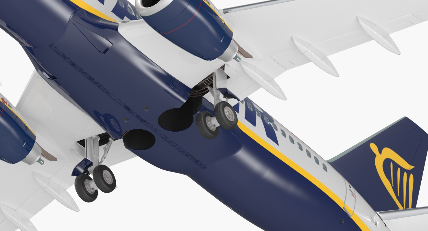 3D Boeing 737 700 with Interior Ryanair