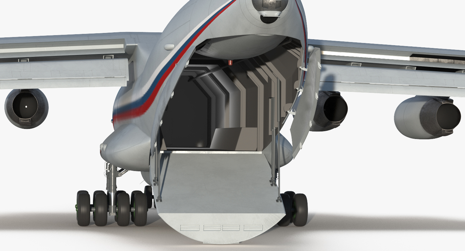 3D Ilyushin Il 76TD S Civilian Mobile Hospital model