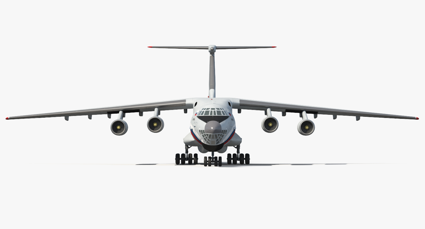 3D Ilyushin Il 76TD S Civilian Mobile Hospital model