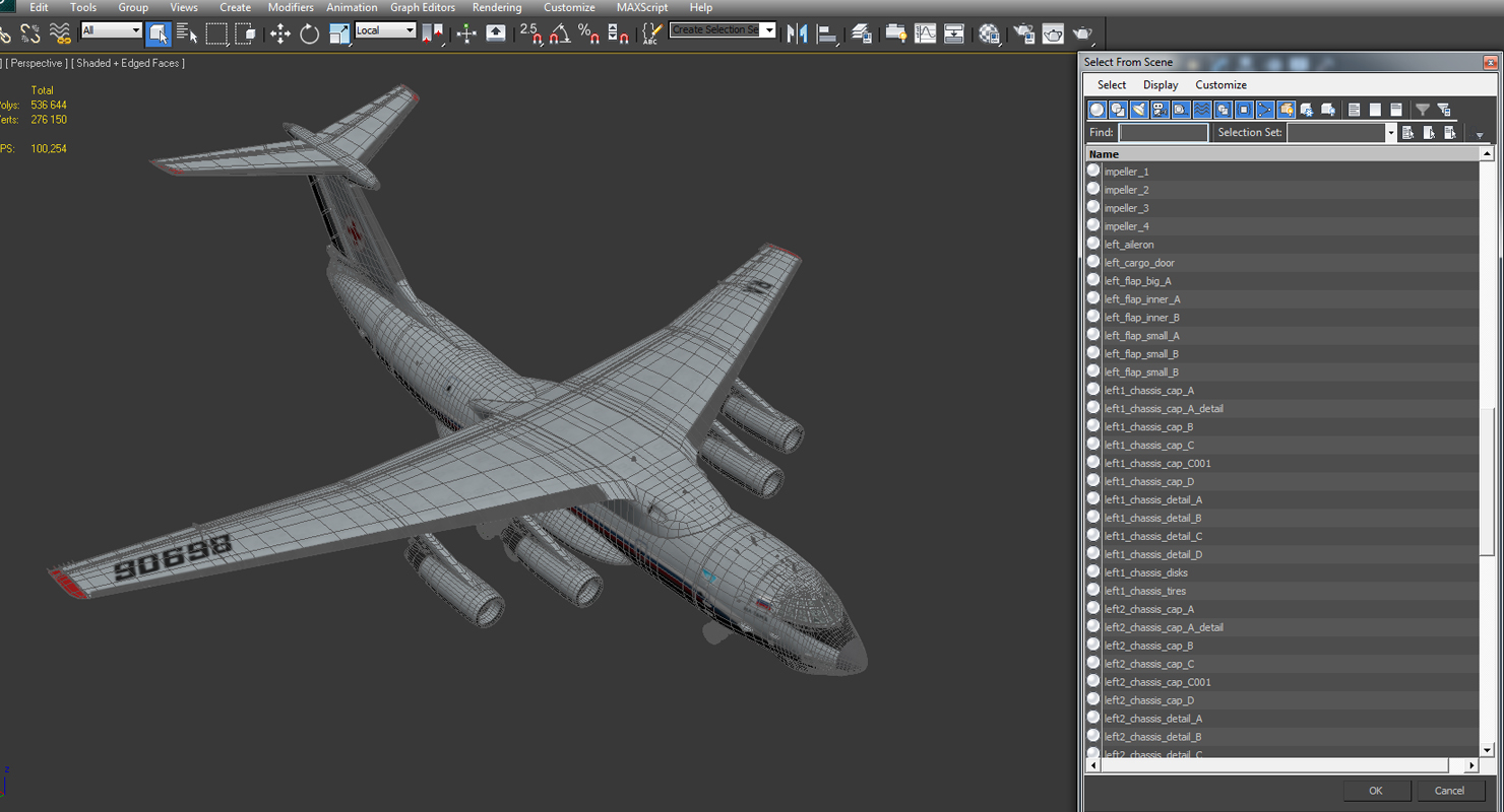 3D Ilyushin Il 76TD S Civilian Mobile Hospital model