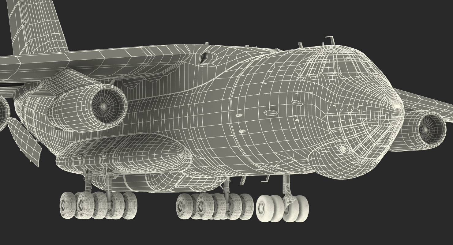 3D Ilyushin Il 76TD S Civilian Mobile Hospital model