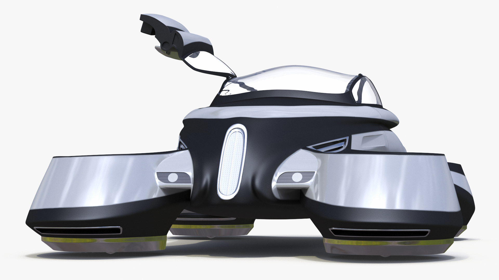 Hover Car Concept by Lazzarini Rigged 3D