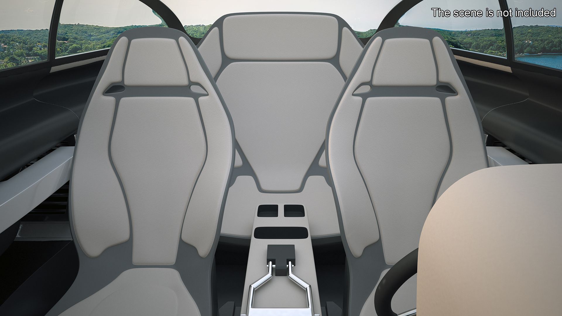 Hover Car Concept by Lazzarini Rigged 3D