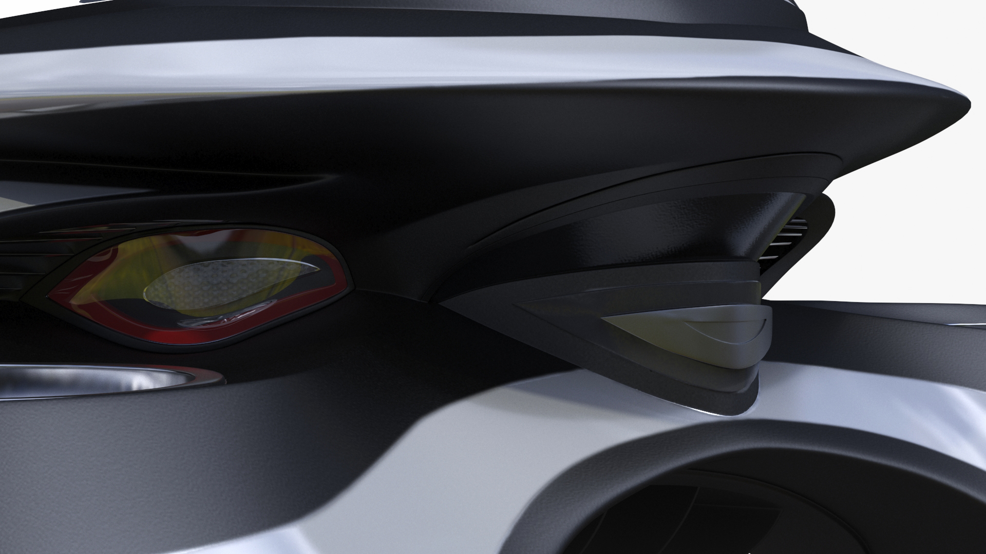 Hover Car Concept by Lazzarini Rigged 3D