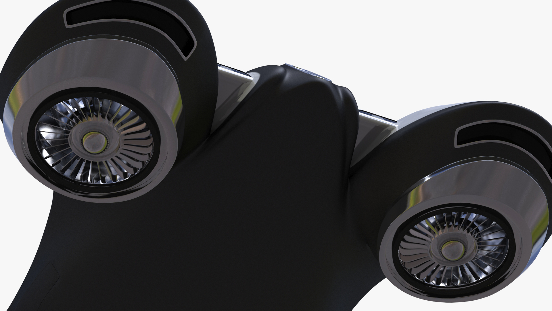 Hover Car Concept by Lazzarini Rigged 3D