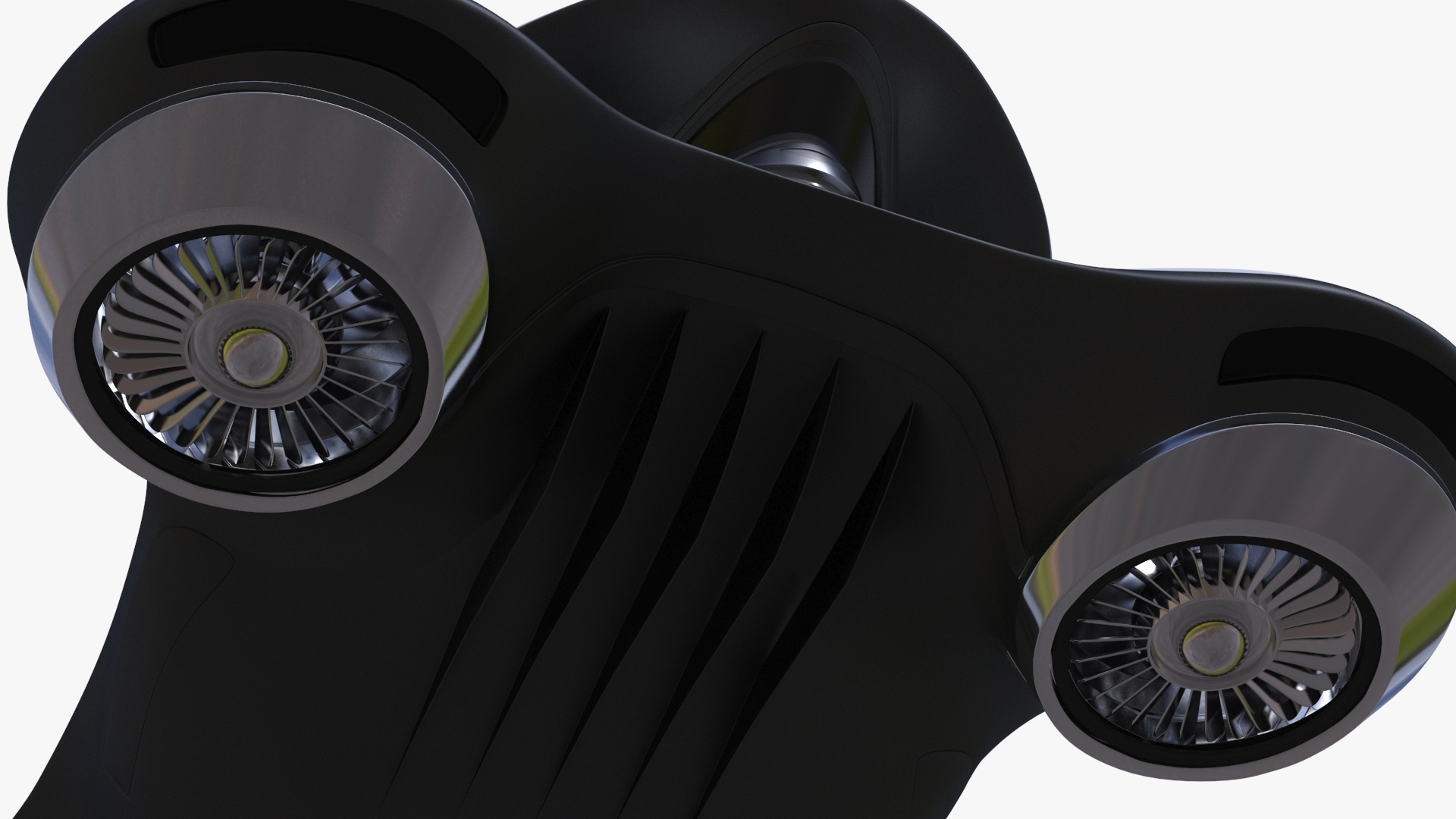Hover Car Concept by Lazzarini Rigged 3D