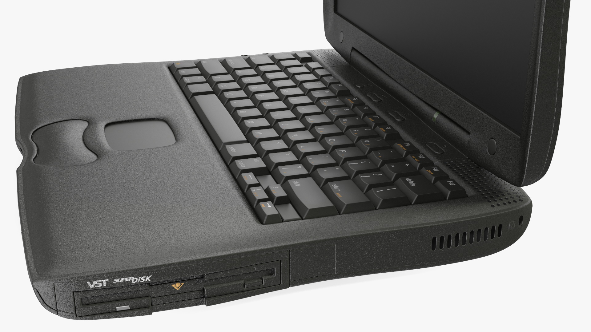 3D Vintage Laptop Computer model