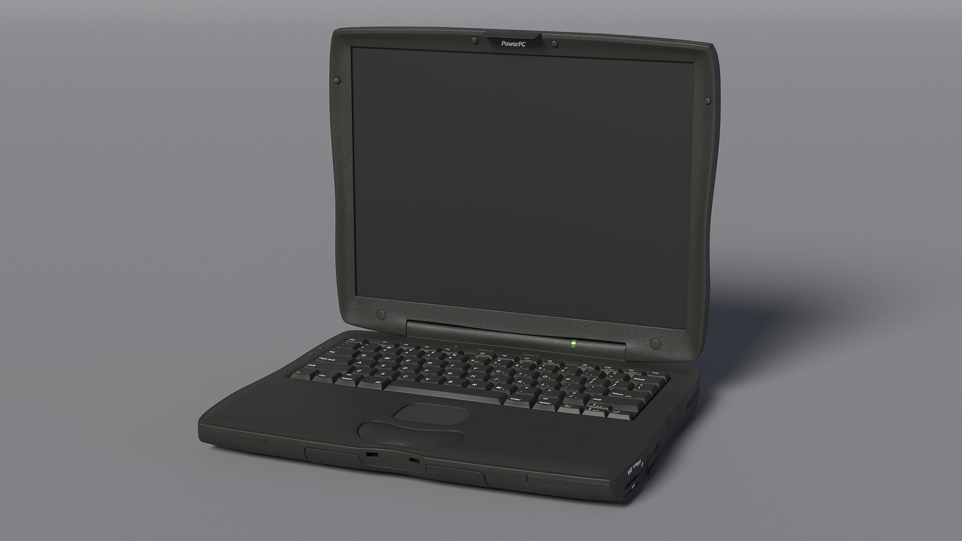 3D Vintage Laptop Computer model