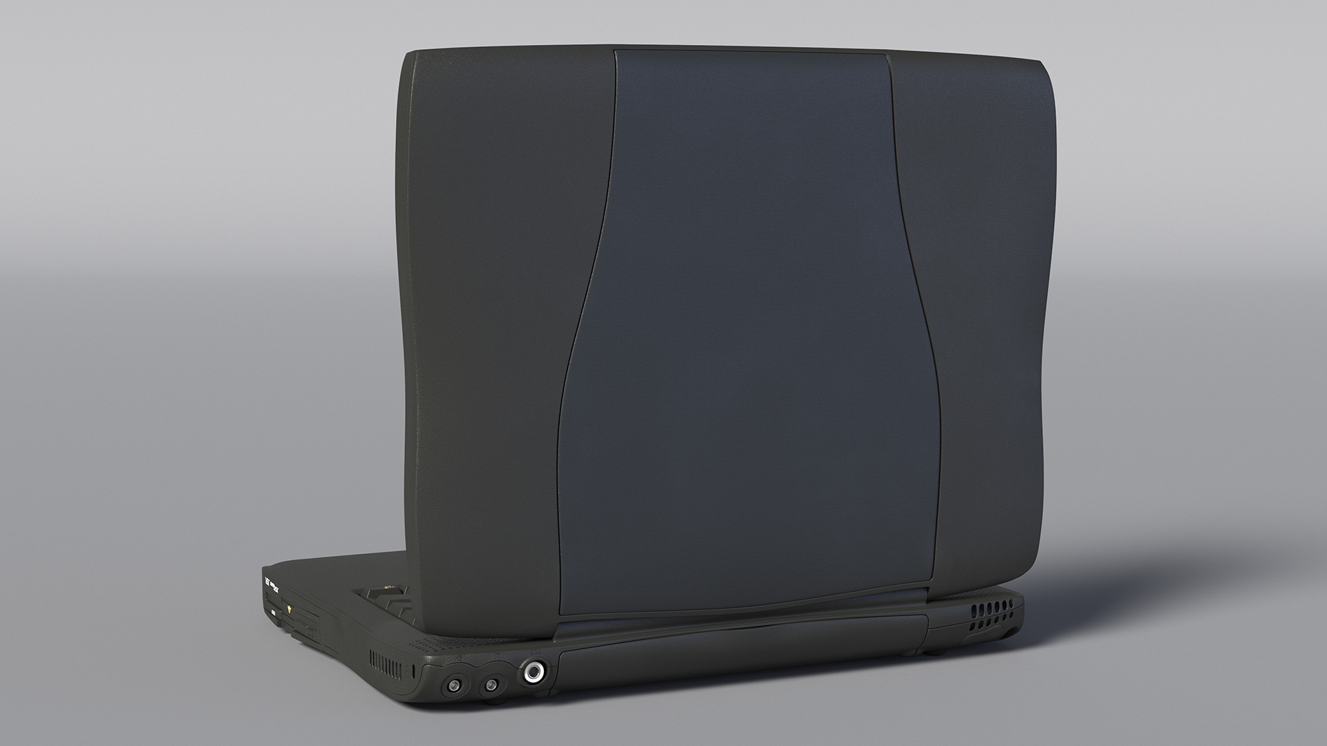 3D Vintage Laptop Computer model