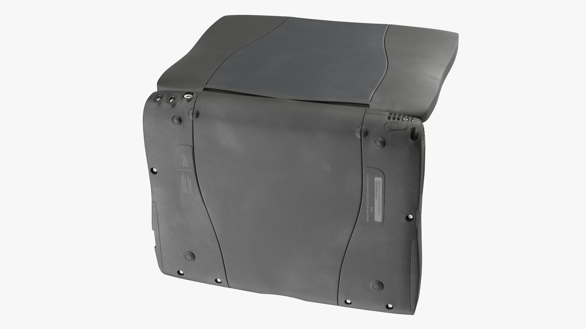 3D Vintage Laptop Computer model