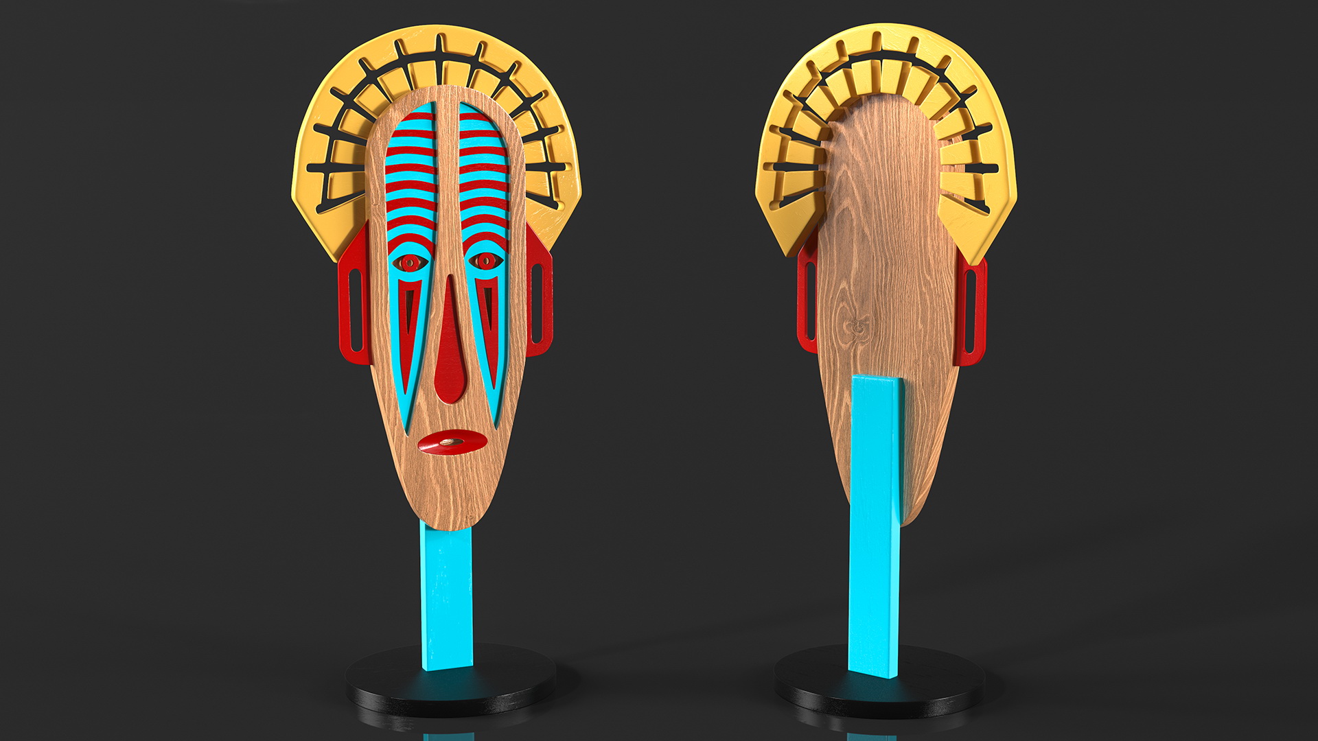 3D Chili Tribe Doll Mask