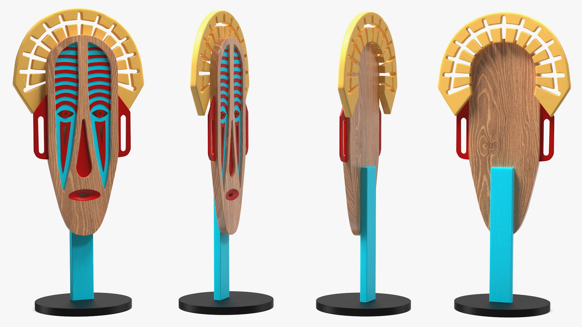 3D Chili Tribe Doll Mask