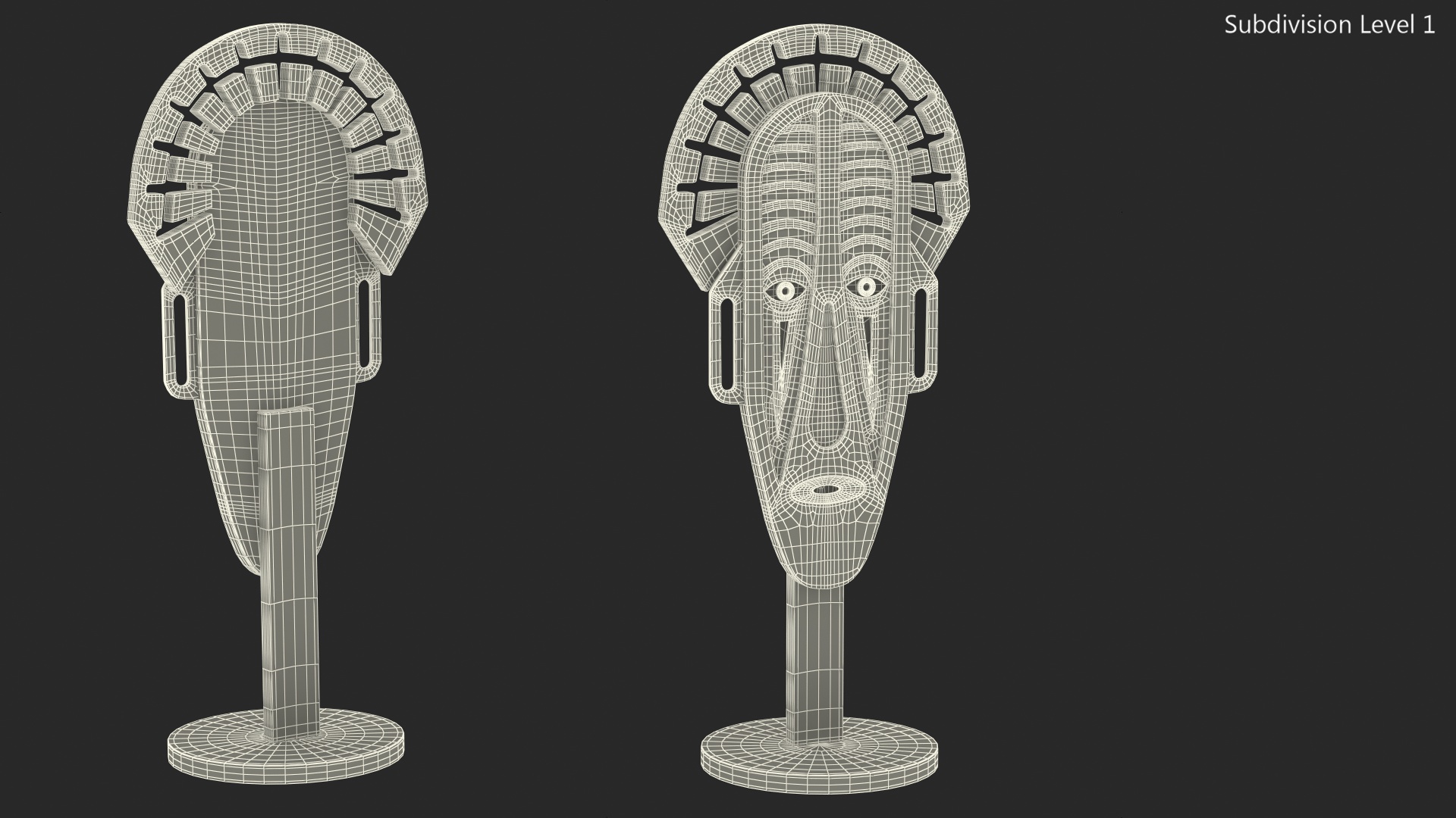 3D Chili Tribe Doll Mask