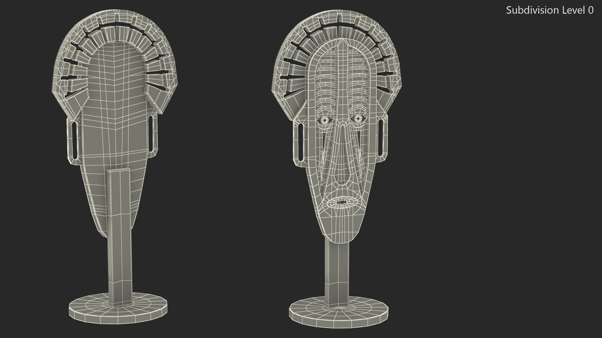 3D Chili Tribe Doll Mask