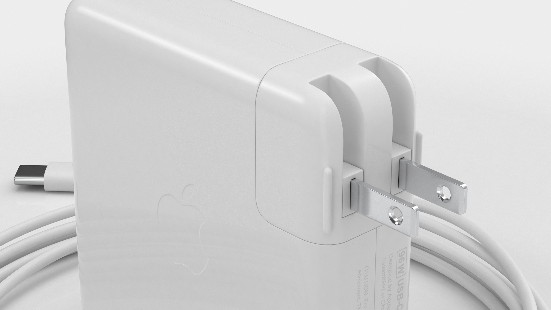 3D Apple 96W Type C Power Adapter with Cable