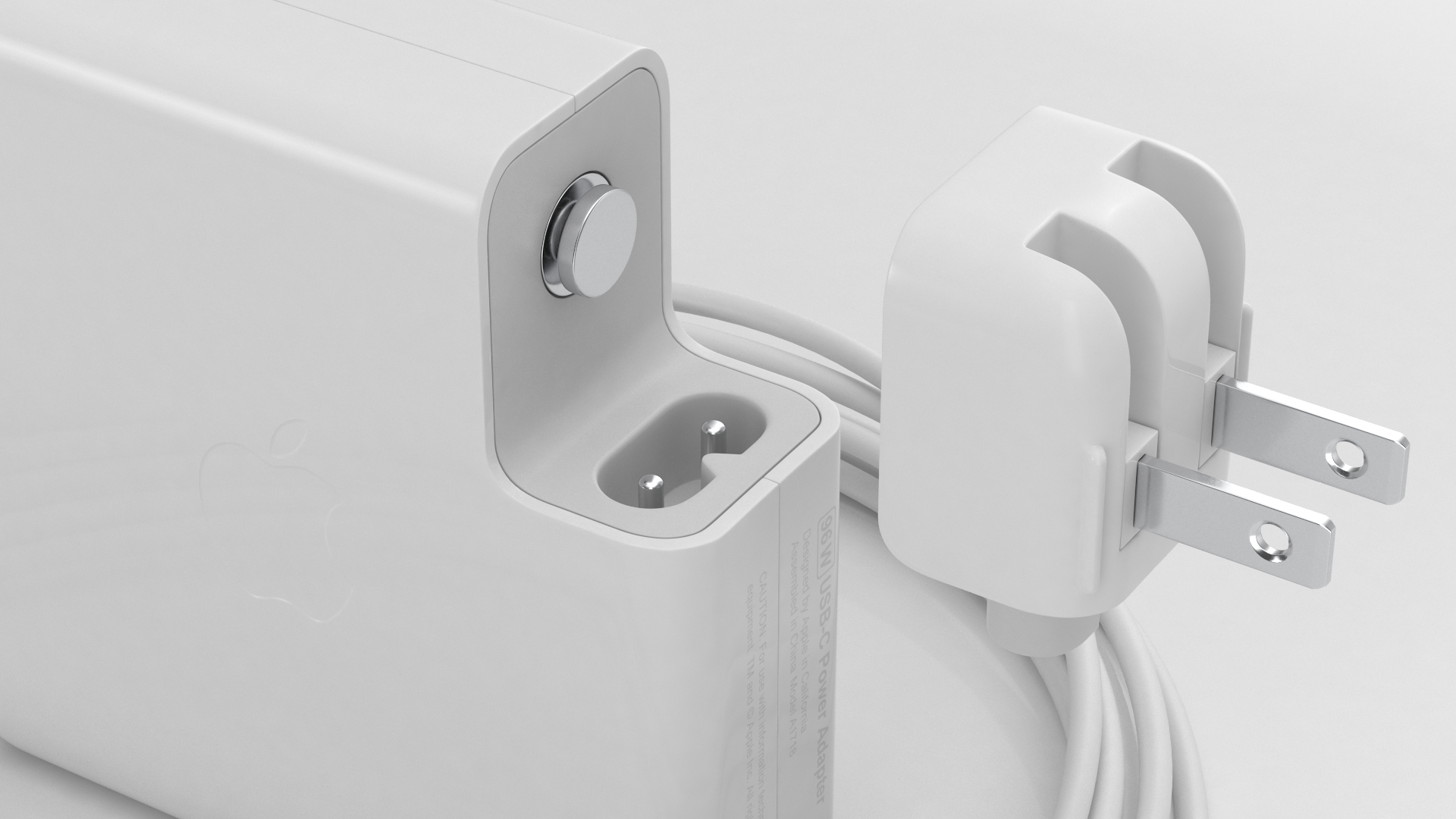 3D Apple 96W Type C Power Adapter with Cable