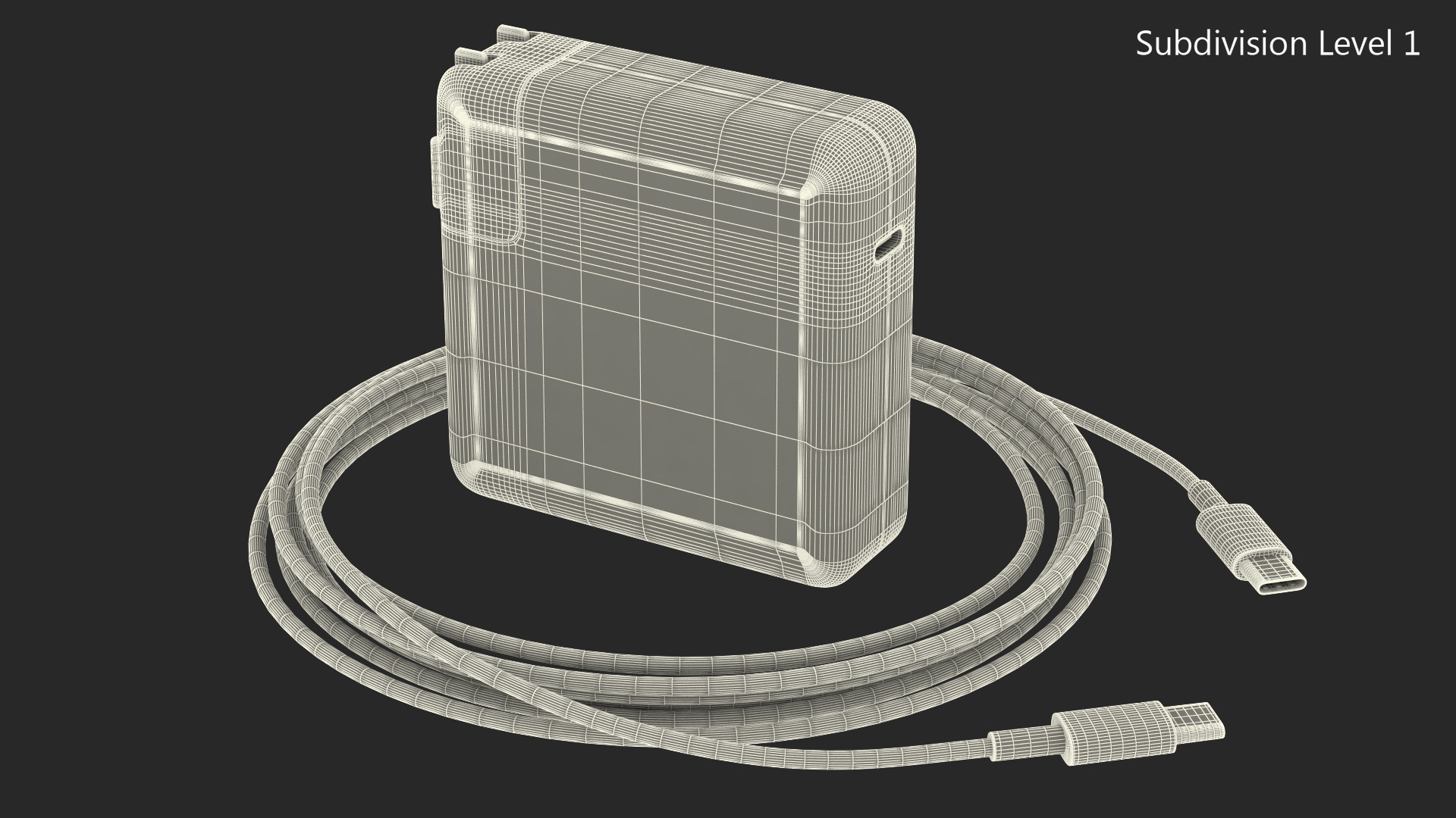 3D Apple 96W Type C Power Adapter with Cable