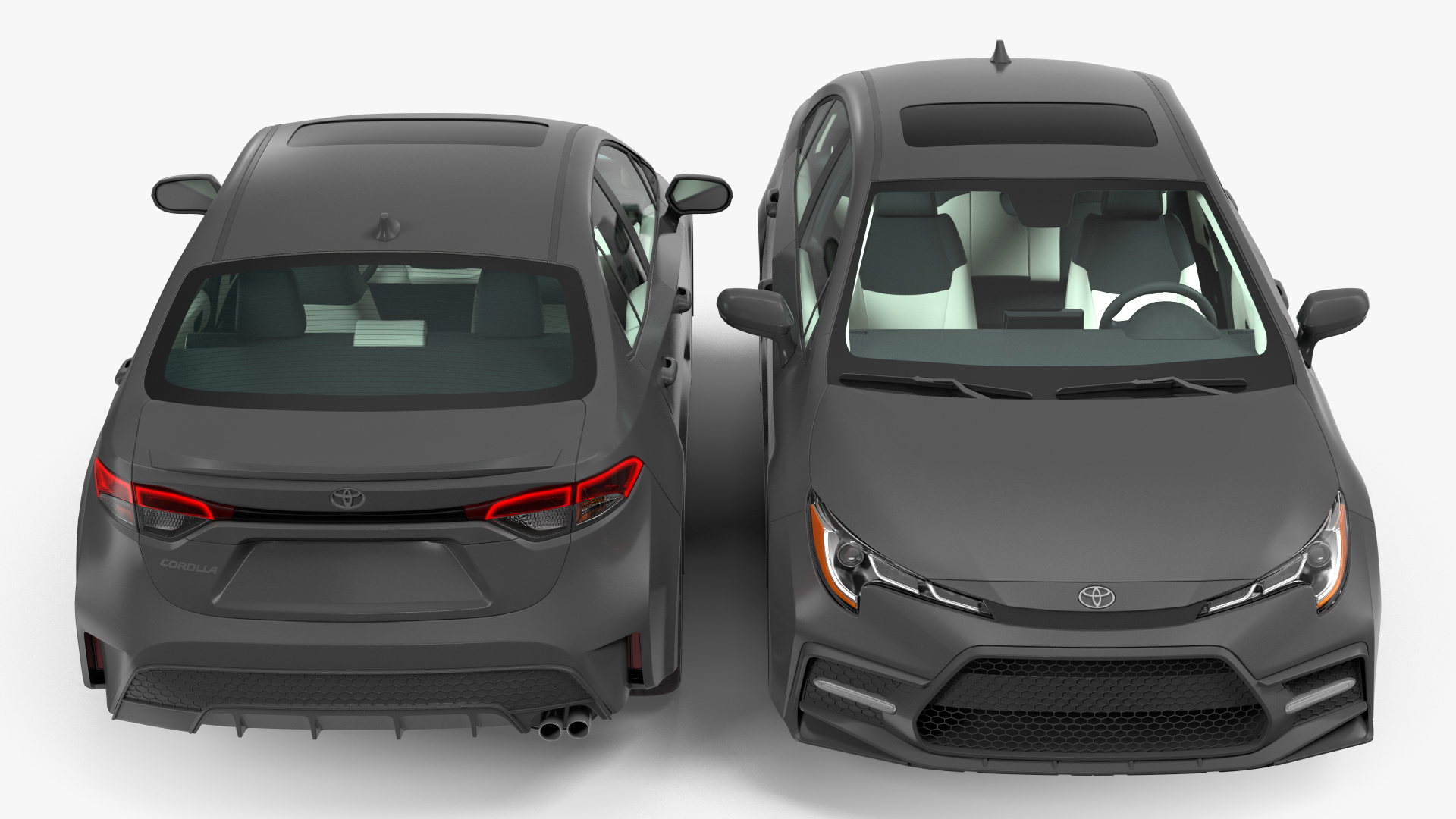 3D model Toyota Corolla 2020 Simple Interior