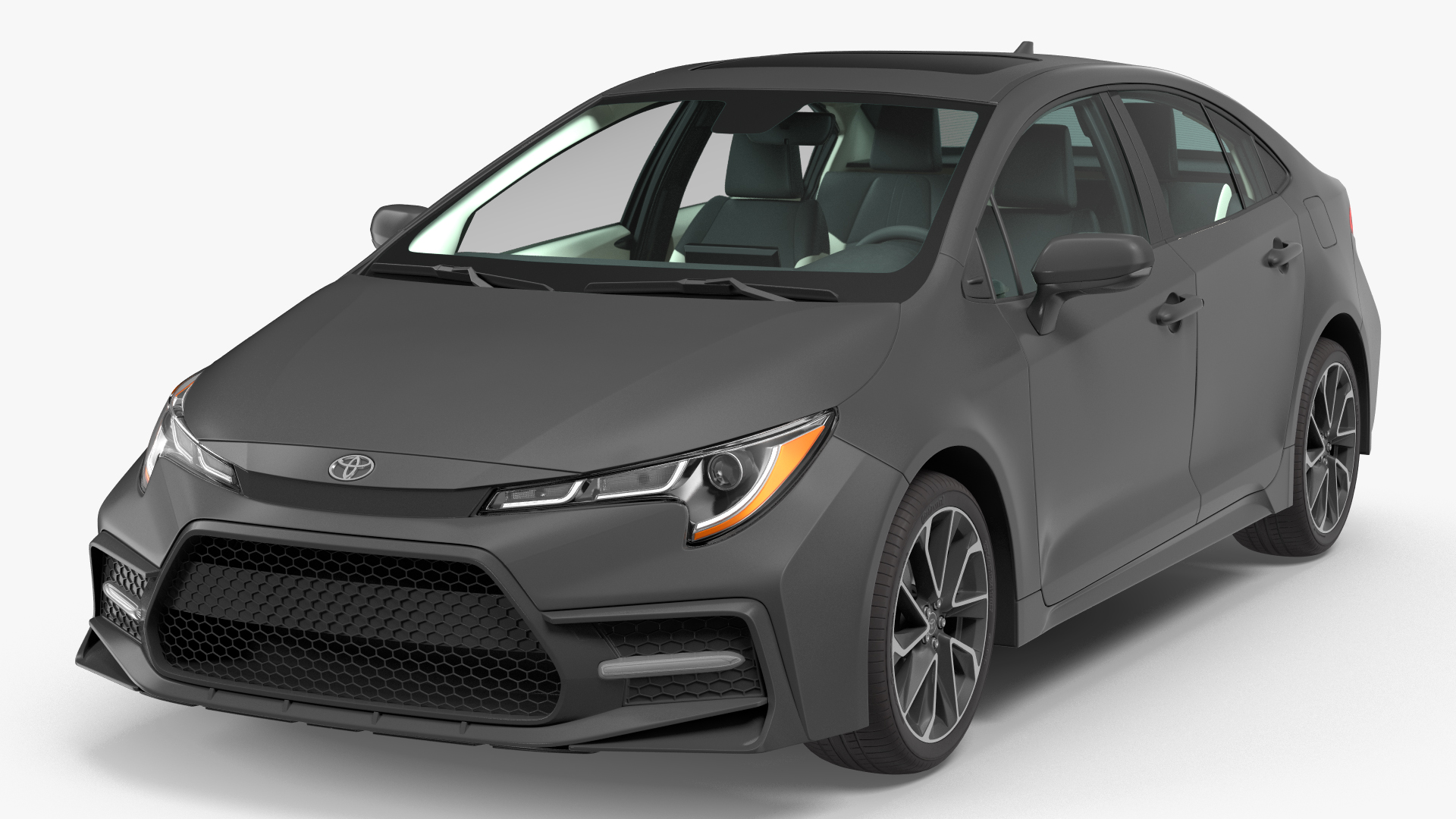 3D model Toyota Corolla 2020 Simple Interior