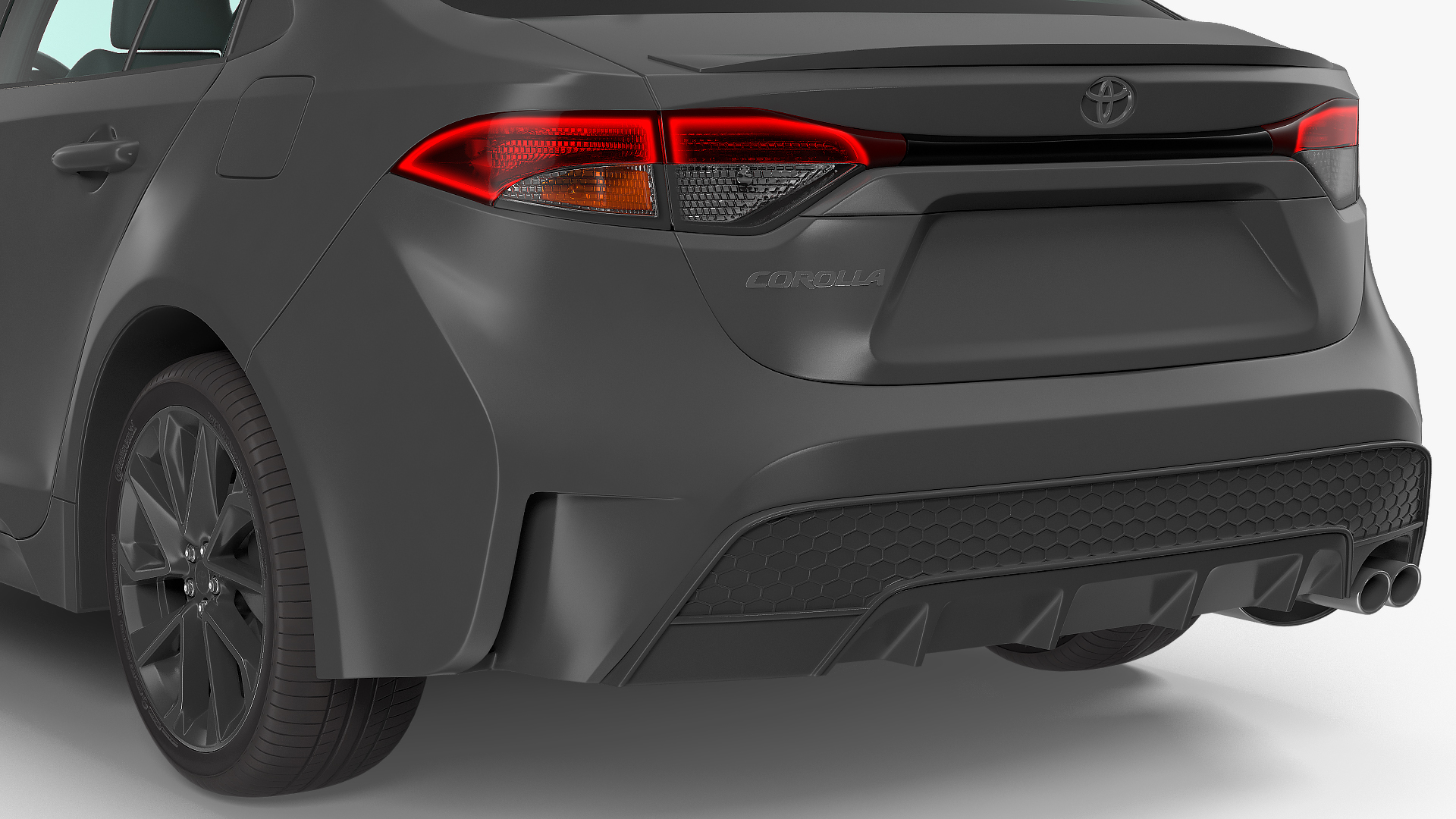 3D model Toyota Corolla 2020 Simple Interior