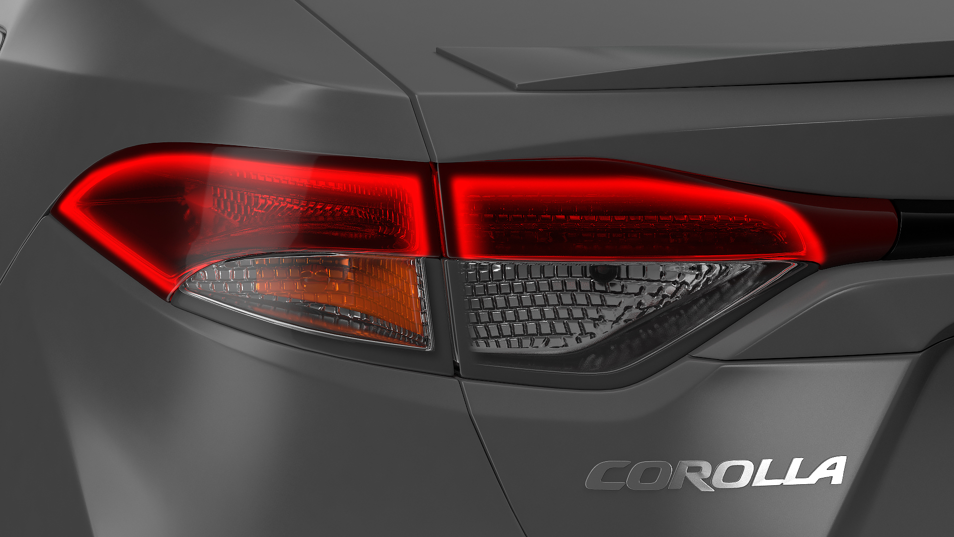 3D model Toyota Corolla 2020 Simple Interior