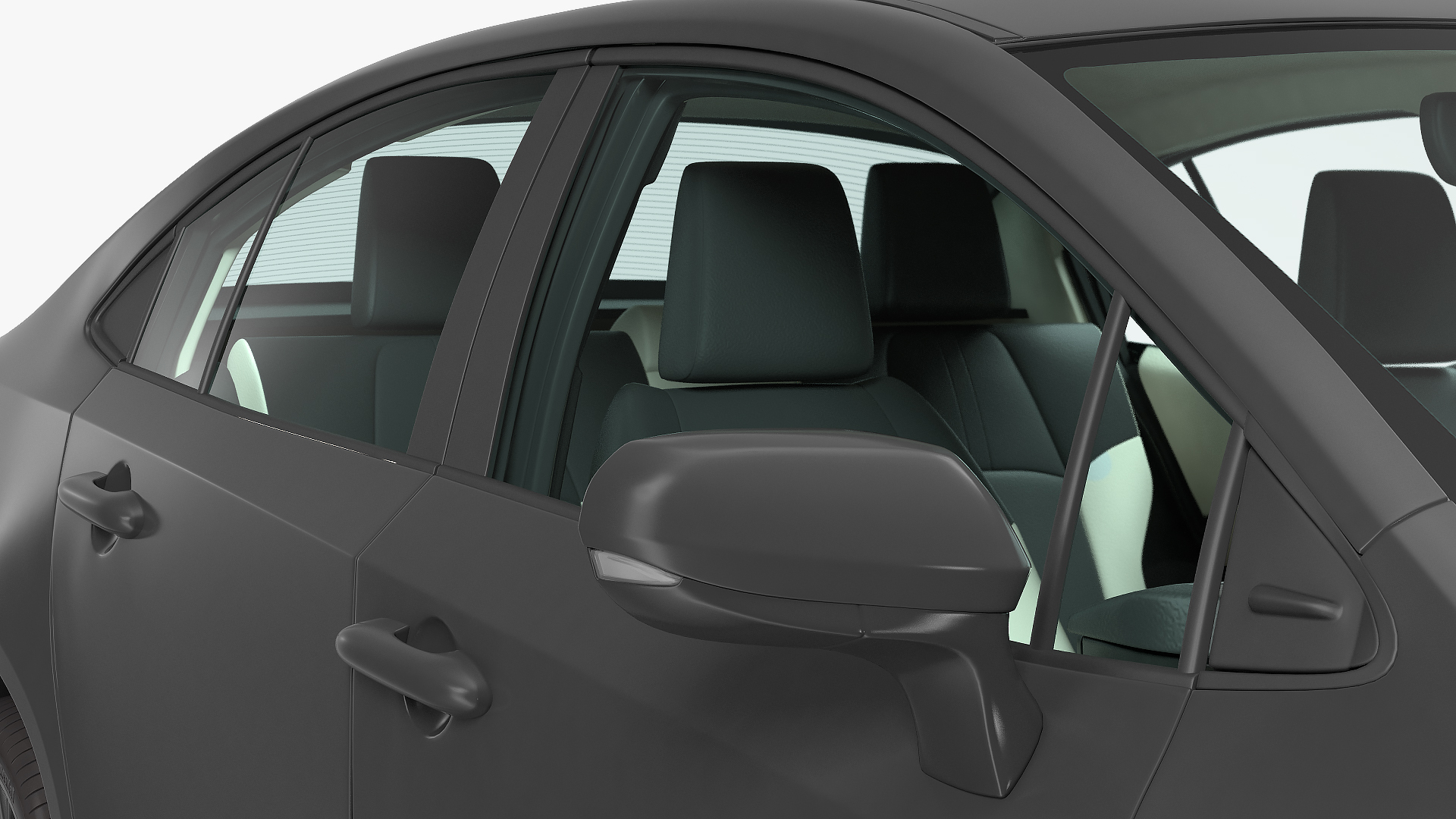 3D model Toyota Corolla 2020 Simple Interior