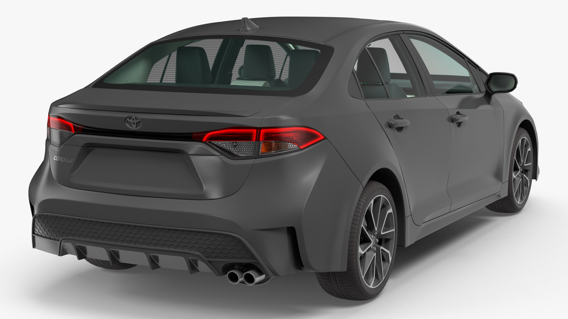 3D model Toyota Corolla 2020 Simple Interior