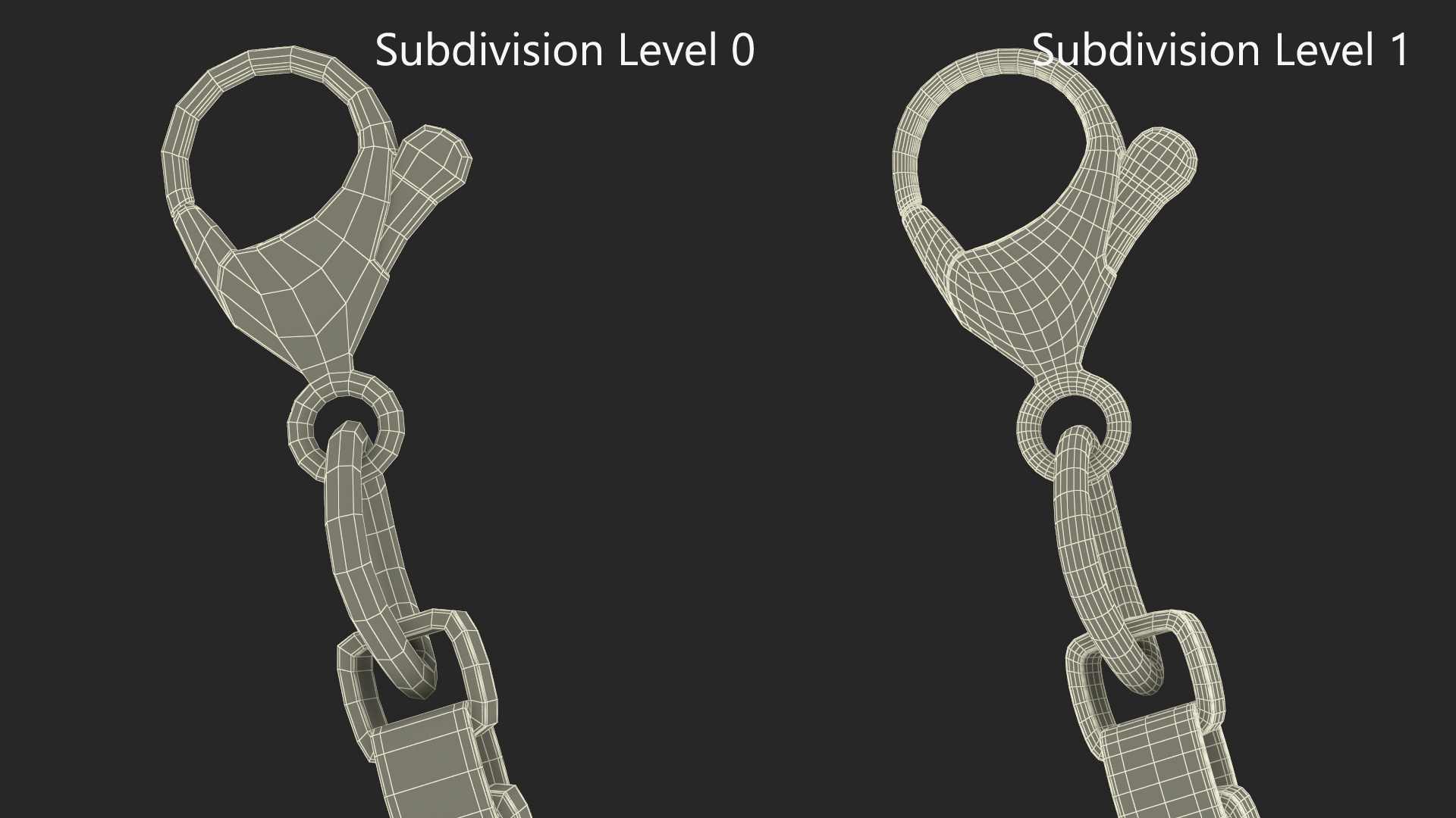 Jewelry Box Chain Silver 3D model