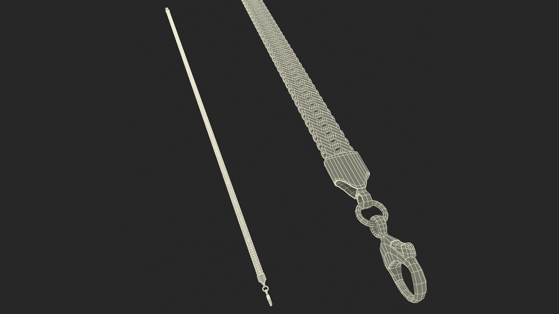 Jewelry Box Chain Silver 3D model
