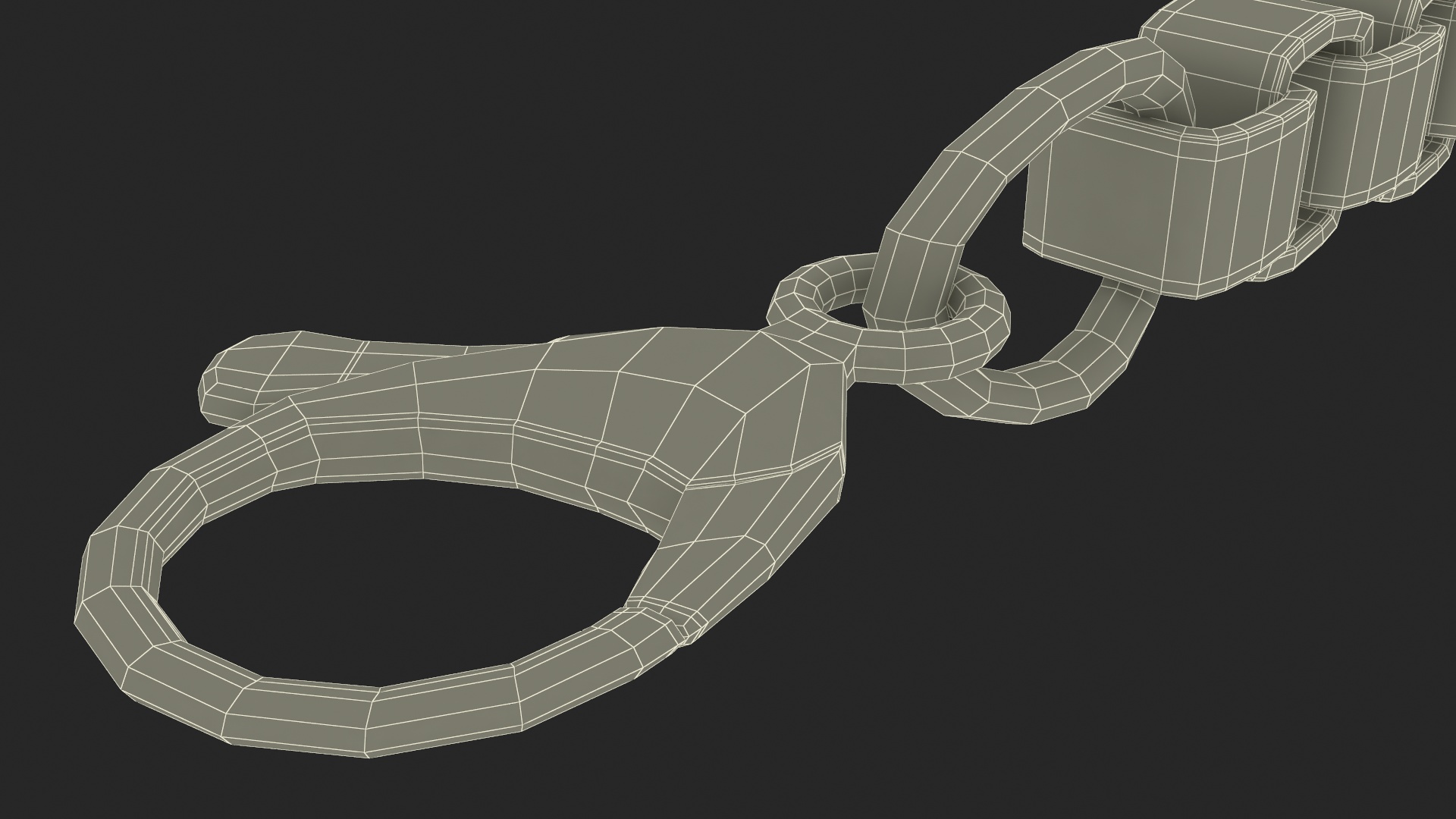 Jewelry Box Chain Silver 3D model