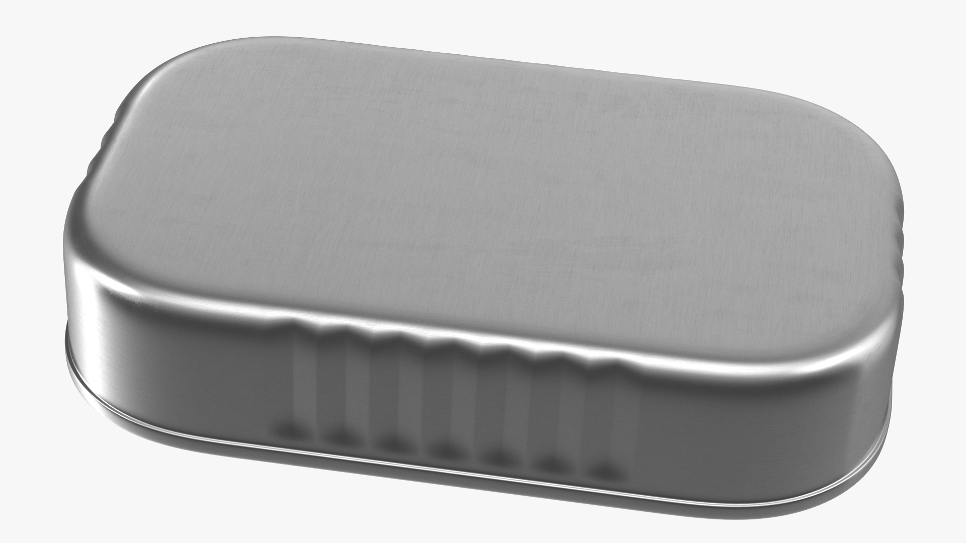 3D Rectangular Can with Pull Tab Lid model