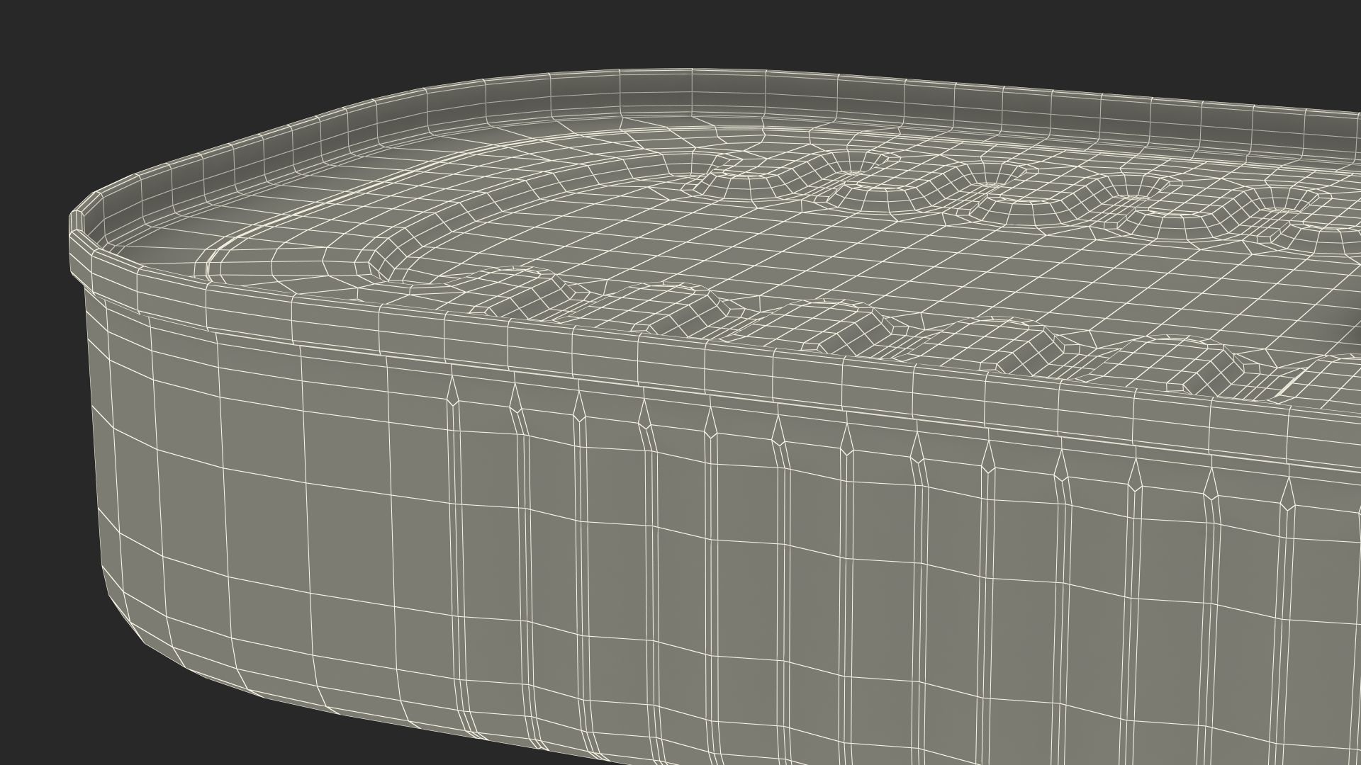 3D Rectangular Can with Pull Tab Lid model