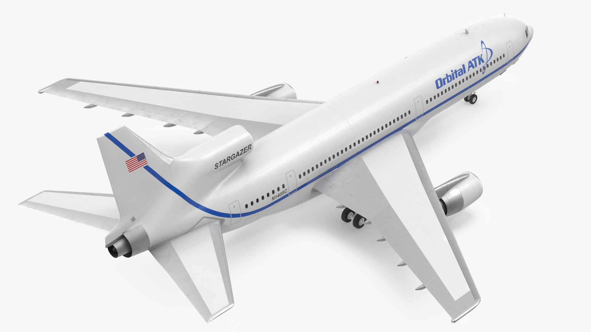 Lockheed L1011 Stargazer 3D model