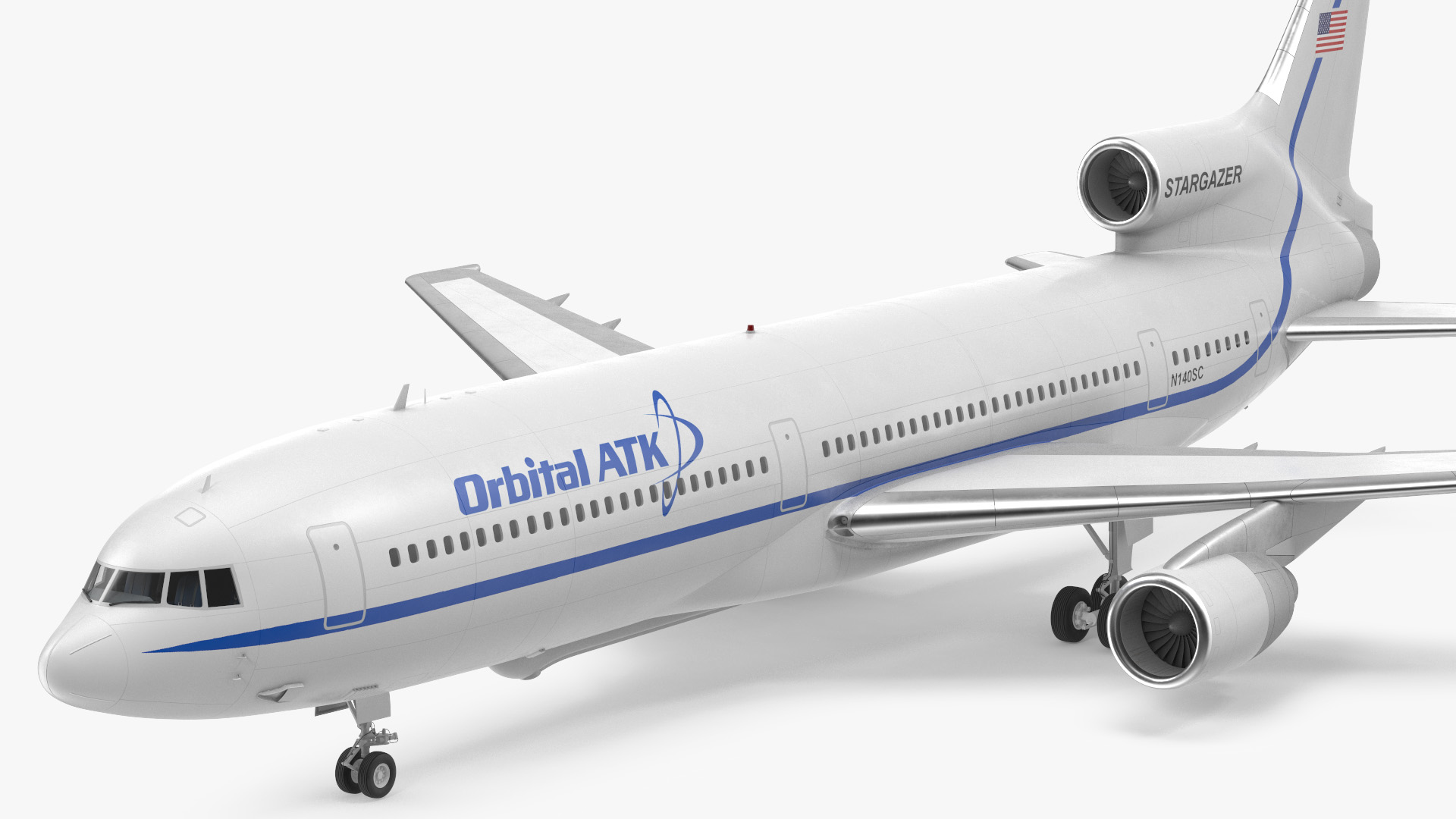 Lockheed L1011 Stargazer 3D model