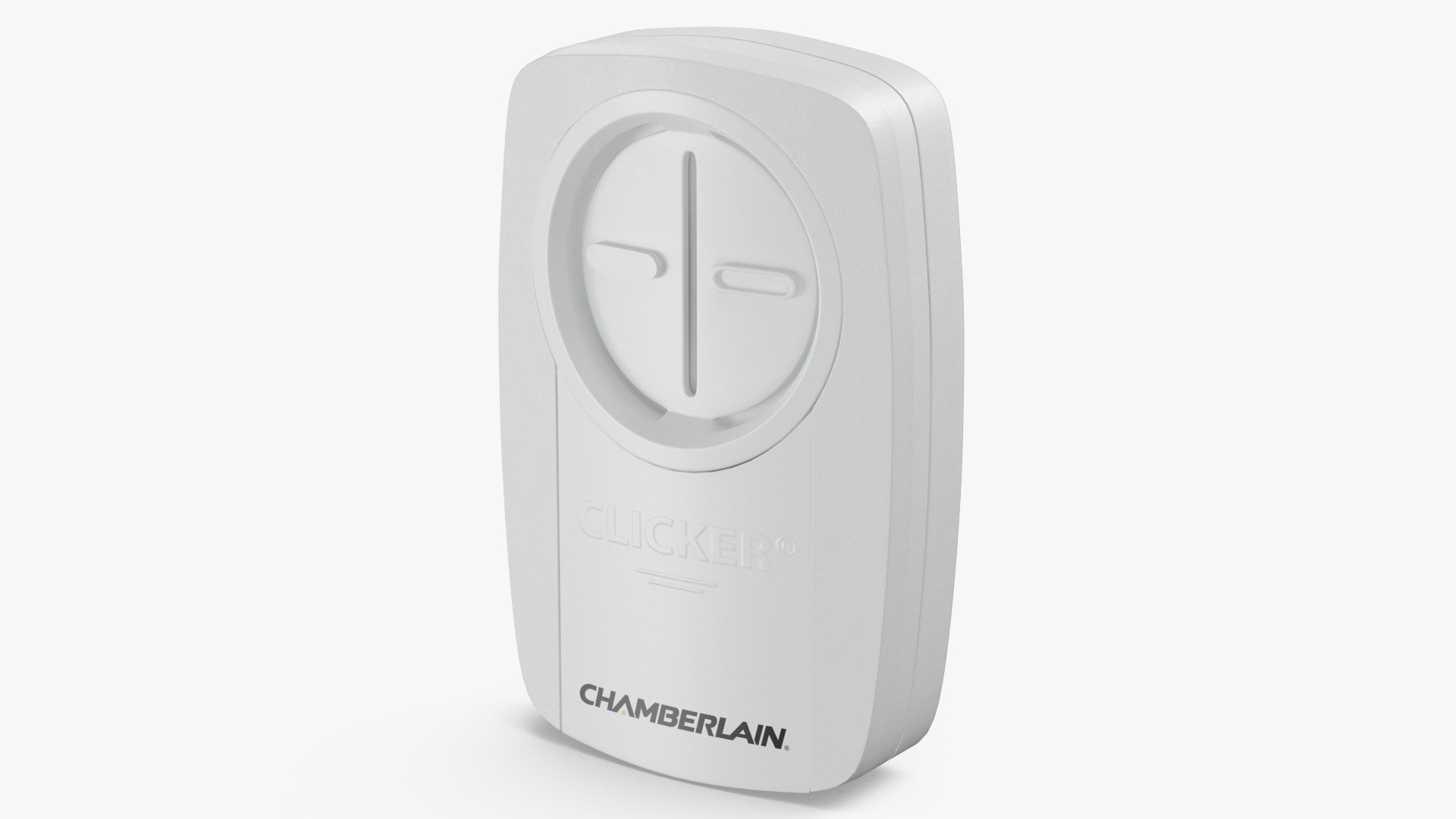 3D Chamberlain Garage Door Remote White