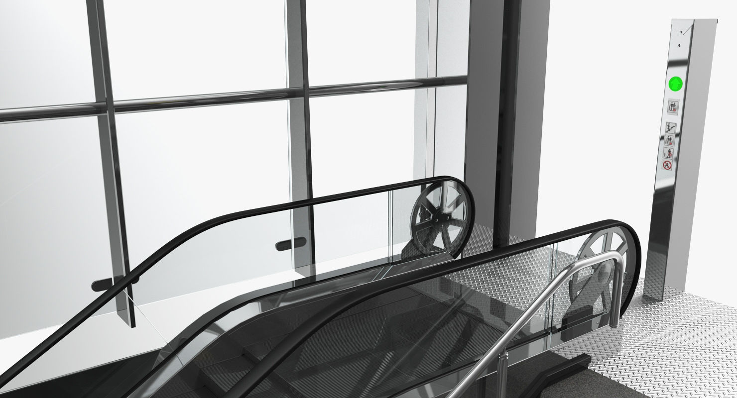 Entrance Subway Metro Station 3D model