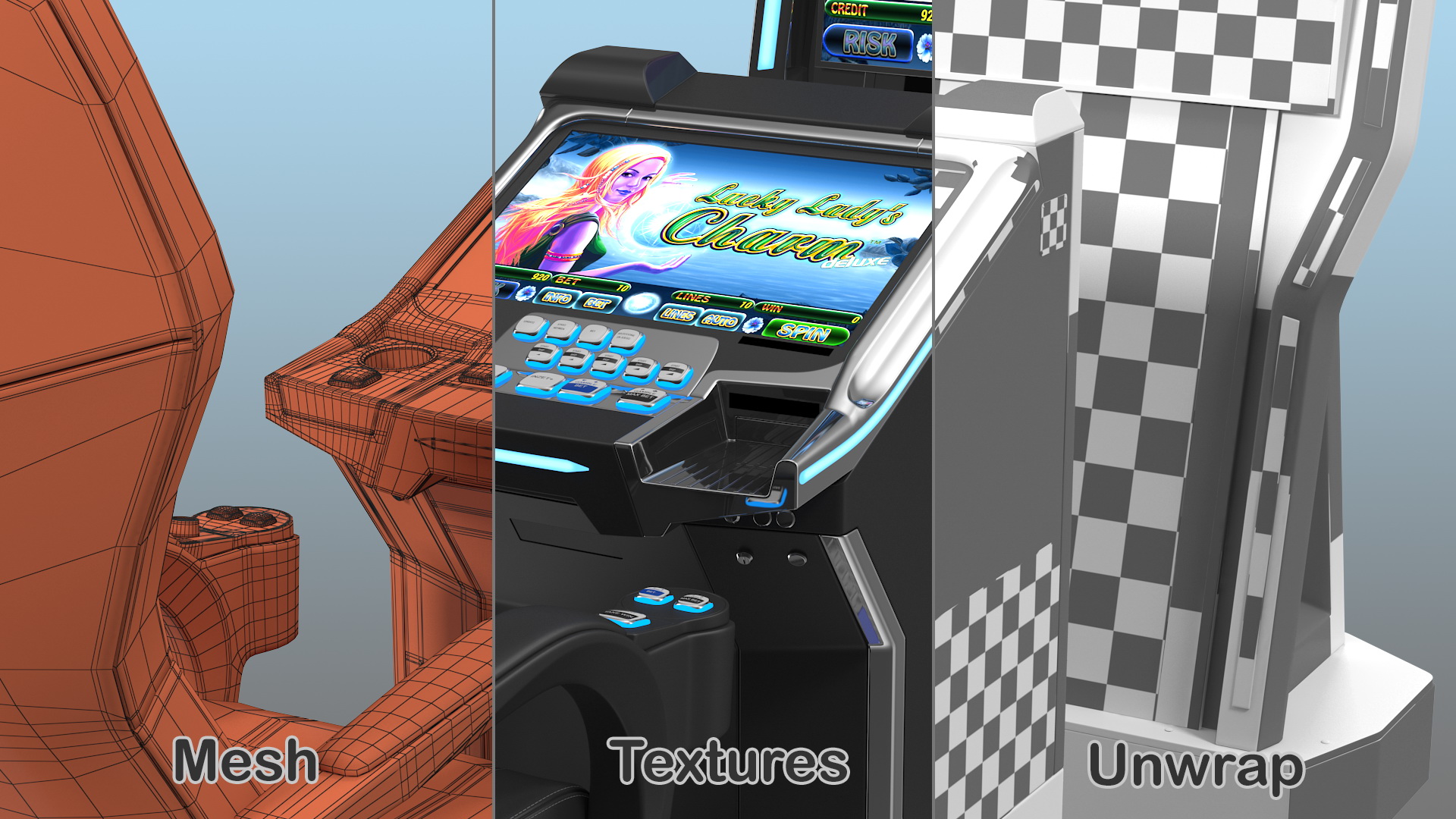 Highly Comfortable VIP Gaming Machine 3D