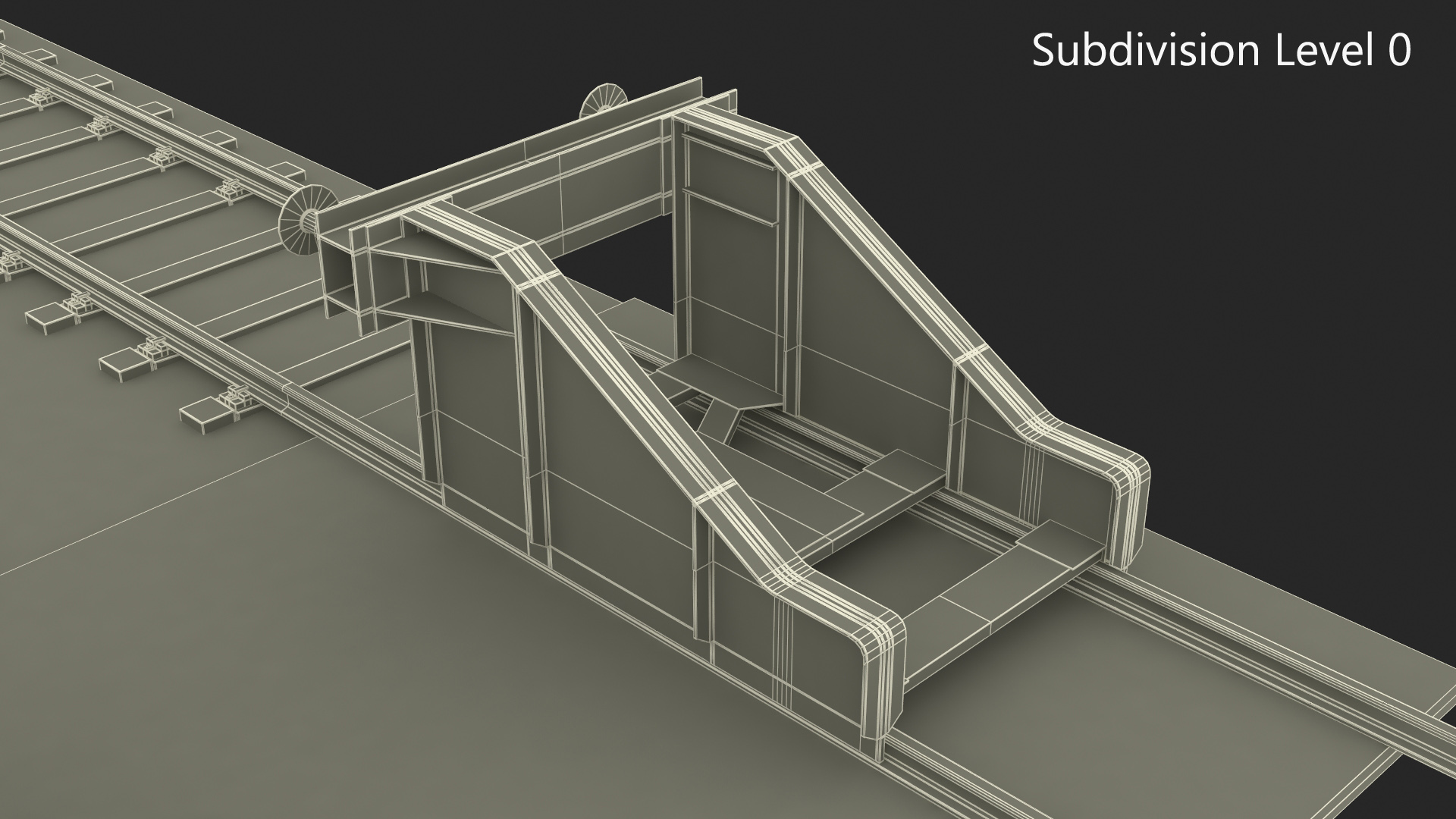 Railway Tracks 3D model