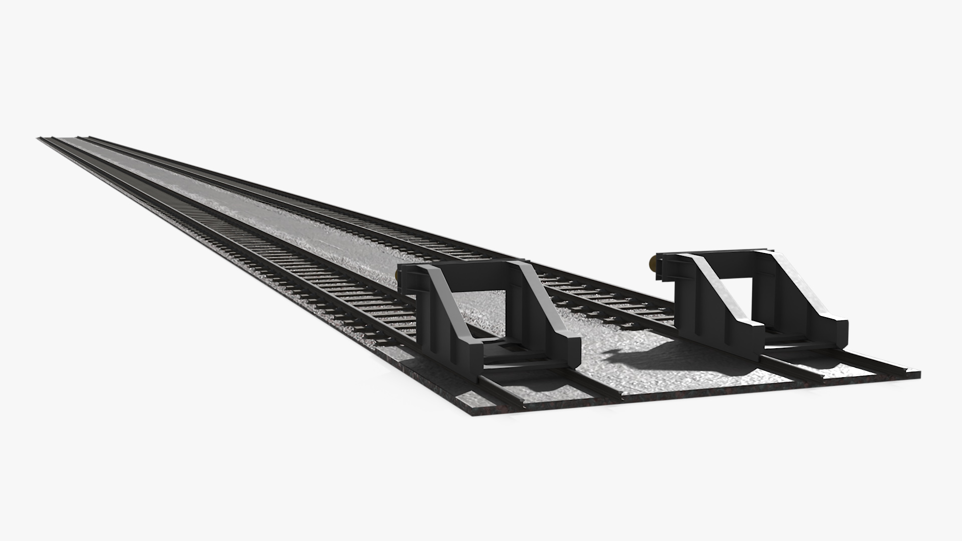 Railway Tracks 3D model