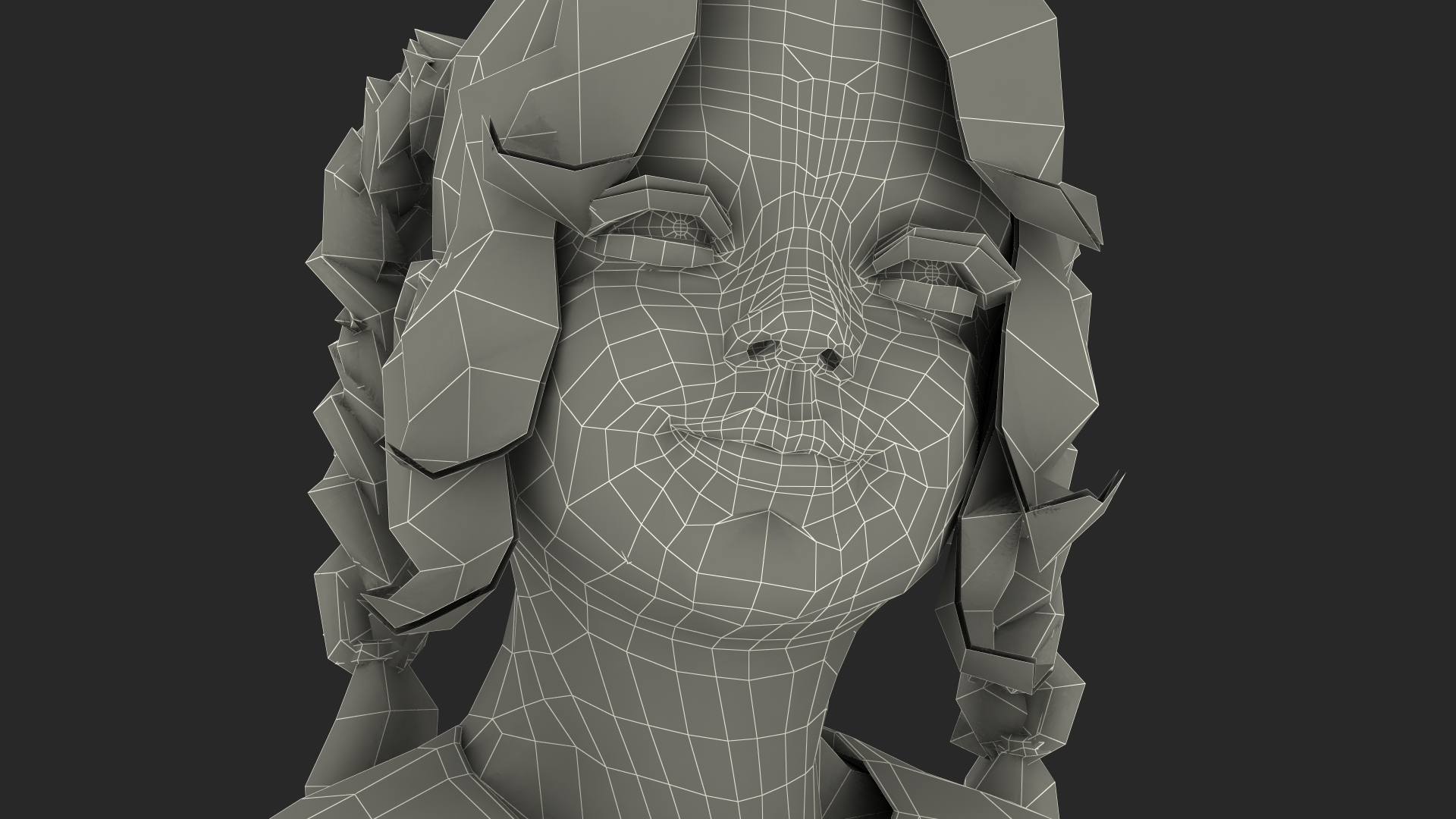 3D Child Girl Home Style