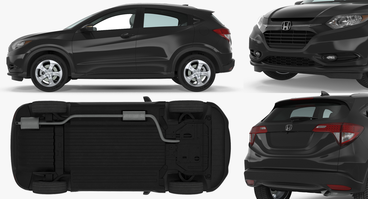 3D Honda HR V 2017 Simple Interior