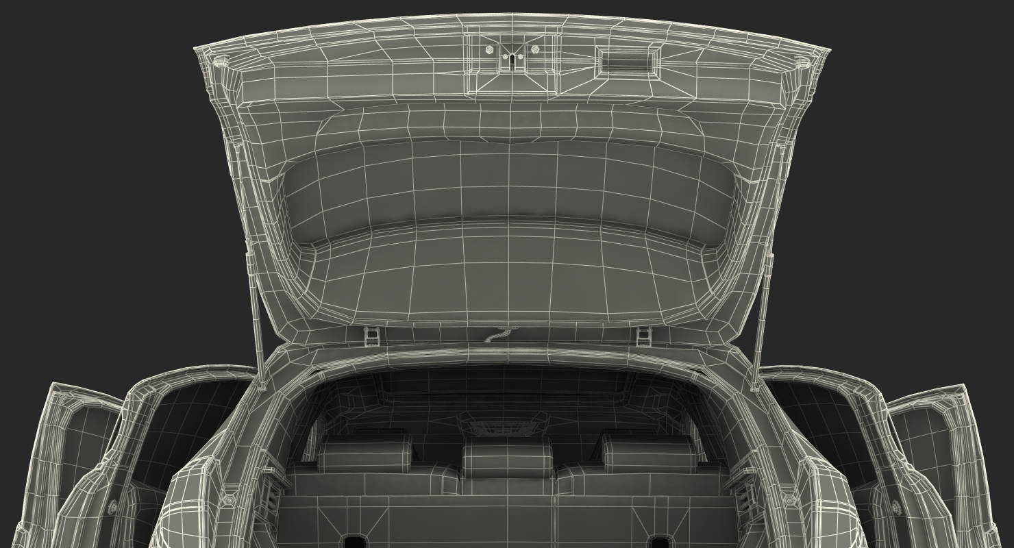 3D Honda HR V 2017 Simple Interior