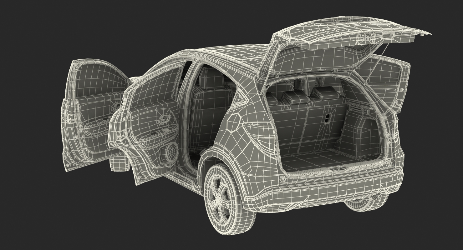 3D Honda HR V 2017 Simple Interior