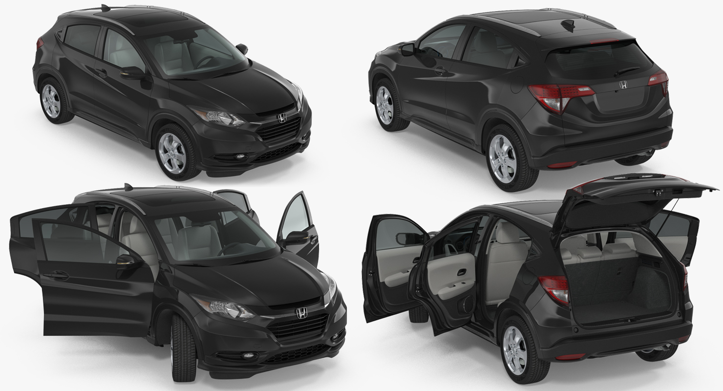 3D Honda HR V 2017 Simple Interior