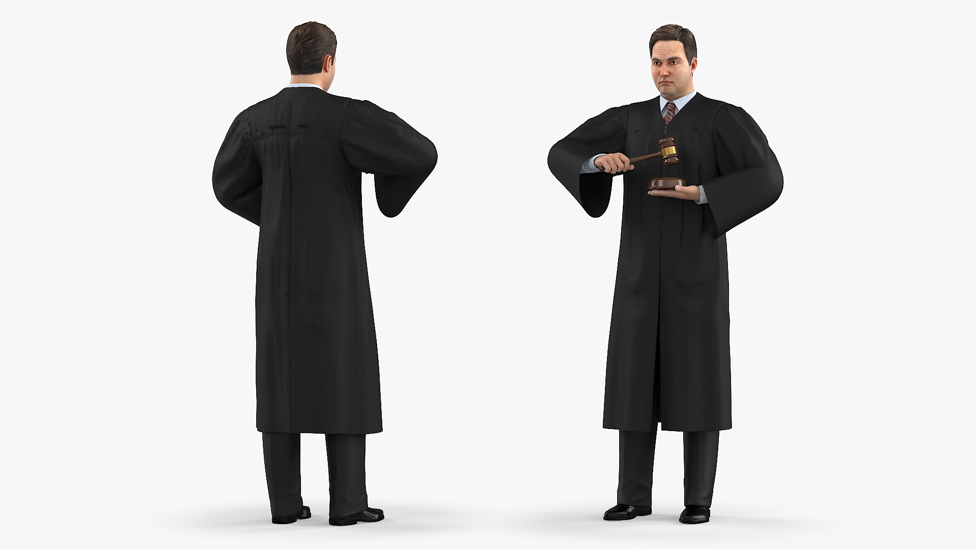 Judge Strict Pose 3D